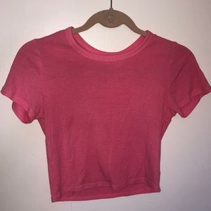 Pink PacSun crop top